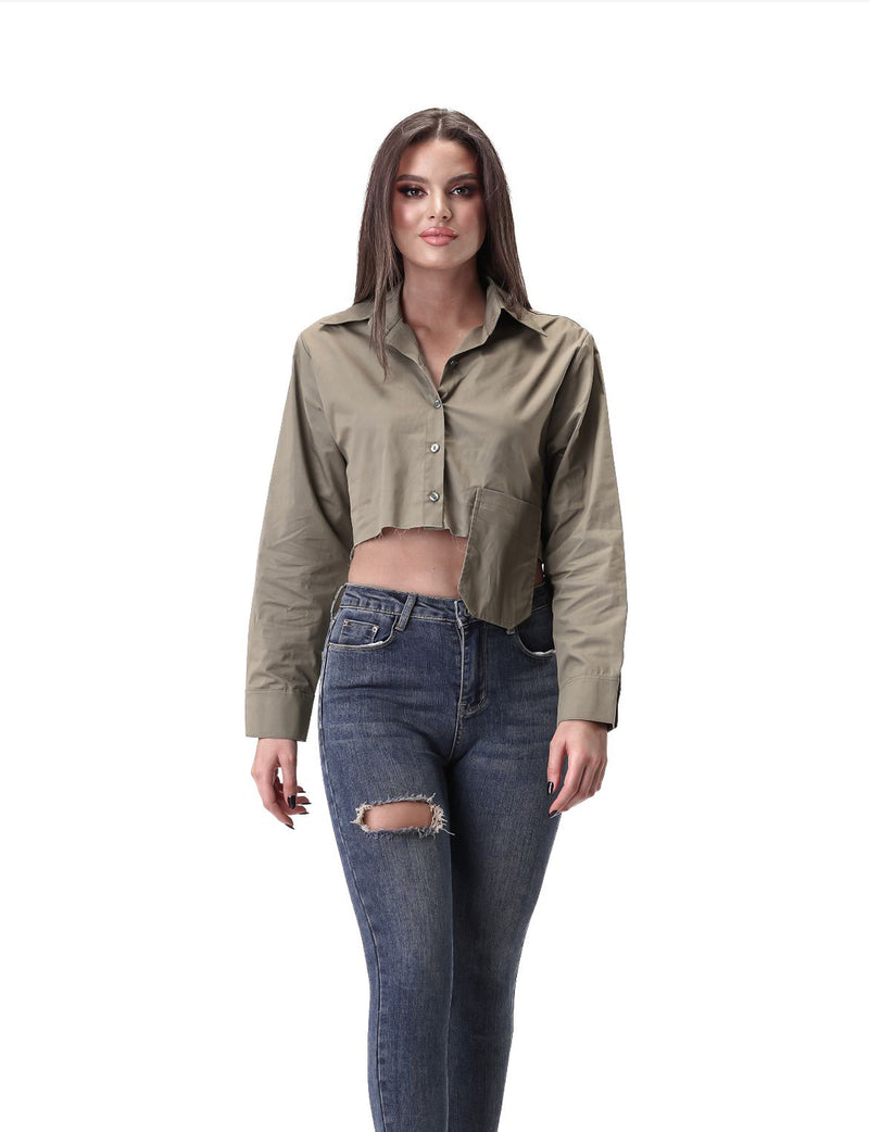 Denisse Cropped Shirt