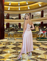 SLIP SATIN DRESS