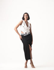 STASSI MIDI SKIRT