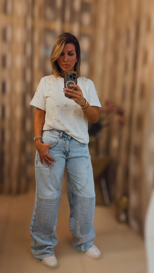 GLAM PEARLY TOUCH T-SHIRT