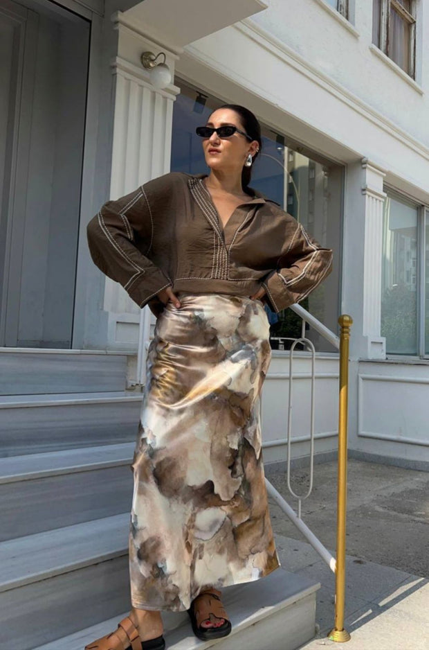 SANDSTONE ELEGANCE SKIRT