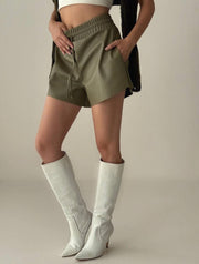 CASUAL LEATHER SHORT