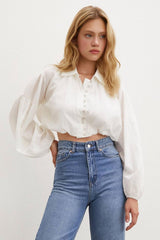 VINTAGE CROP SHIRT