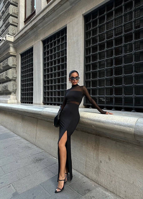 NOIR SEDUCTION LONG DRESS