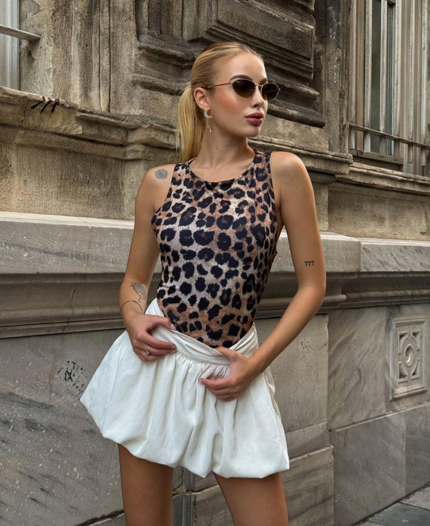 LEOPARD GLAM BODYSUIT