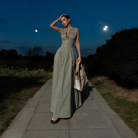 DESERT ESSENCE LONG DRESS