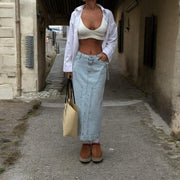 CASUAL LONG SKIRT