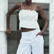 RUFFLED TOP