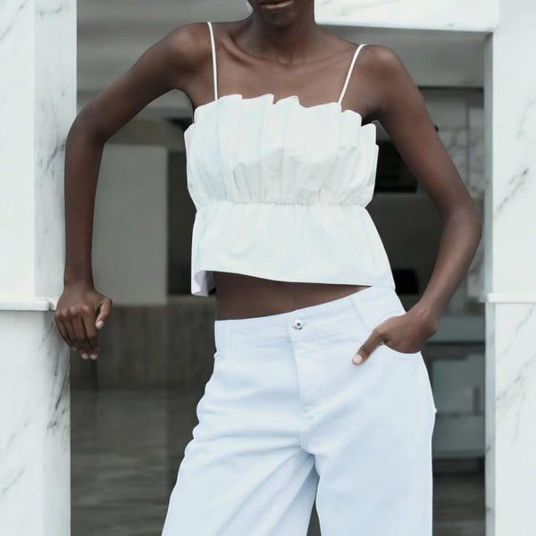 RUFFLED TOP