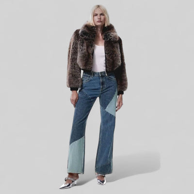 MOSAIC DENIM JEANS