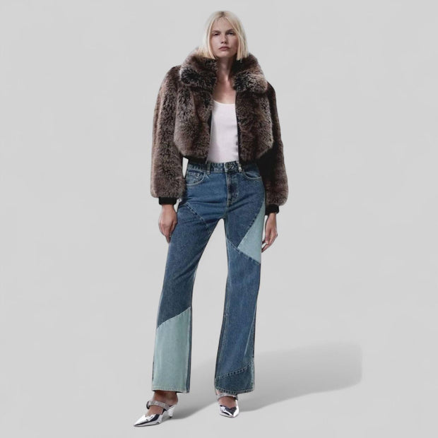 MOSAIC DENIM JEANS