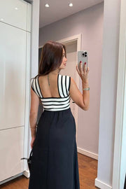 VIBE IN STRIPES DRESS