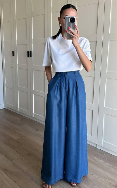 INDIGO FLOW PANTS
