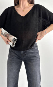 SHADOW V-NECK KNIT