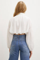 VINTAGE CROP SHIRT