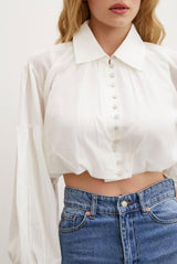 VINTAGE CROP SHIRT