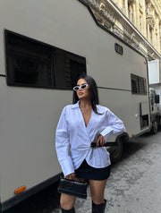 BELTED BREEZE SHIRT
