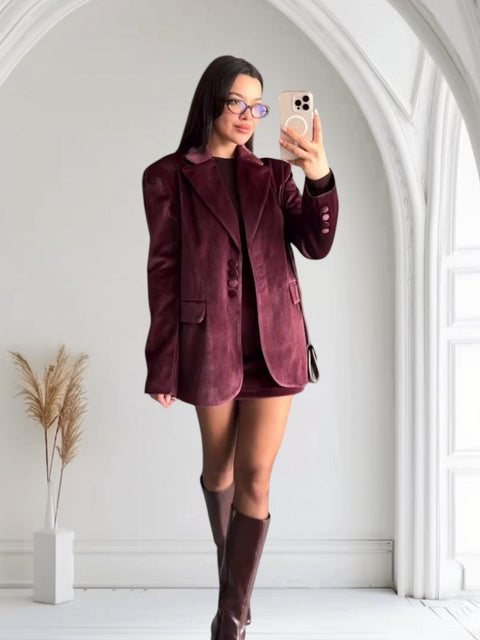 BORDEAUX CHARM BLAZER