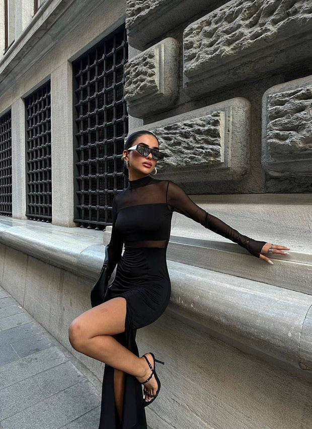 NOIR SEDUCTION LONG DRESS