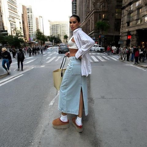 CASUAL LONG SKIRT