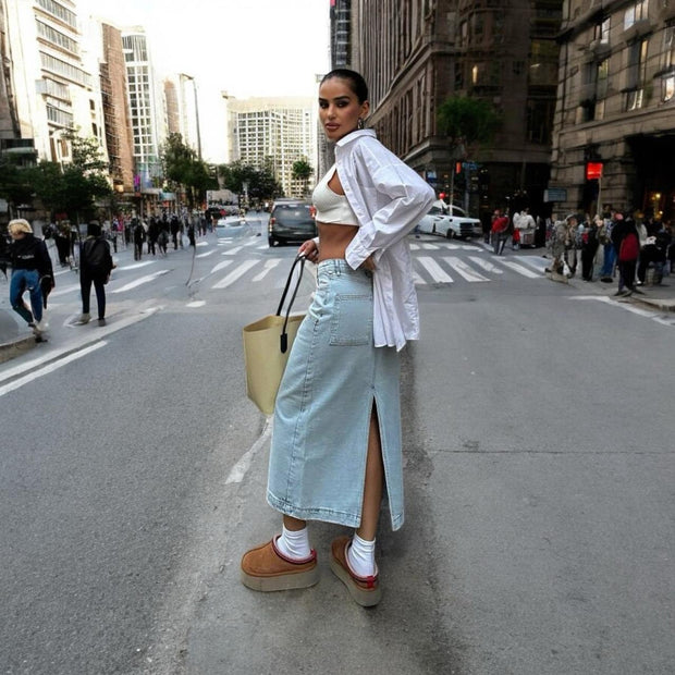 CASUAL LONG SKIRT