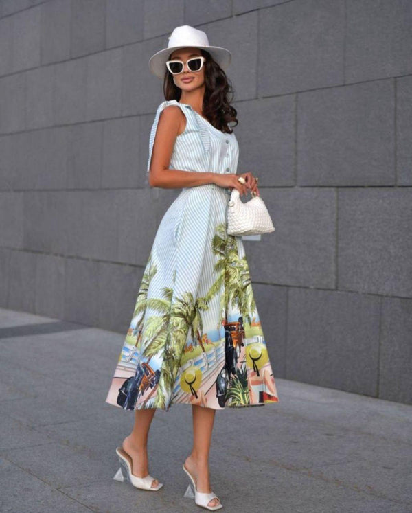 PALM PARADISE DRESS