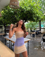 SUNSET BREEZE MINI DRESS