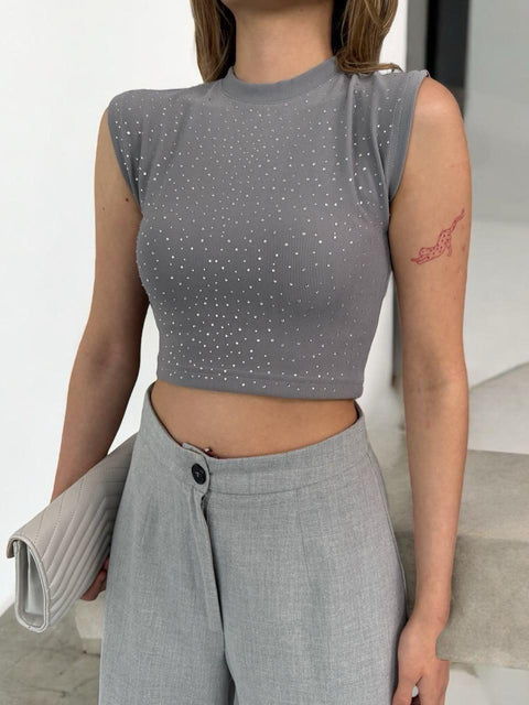 GLEAM CROP TOP