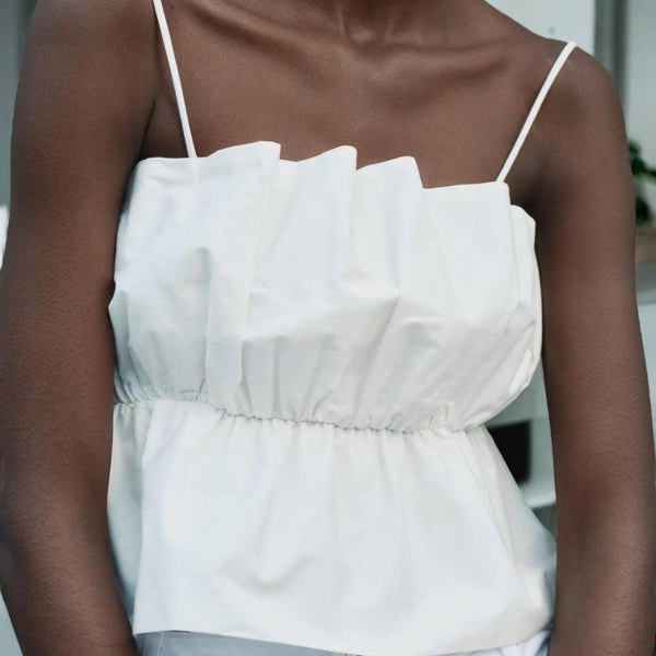 RUFFLED TOP