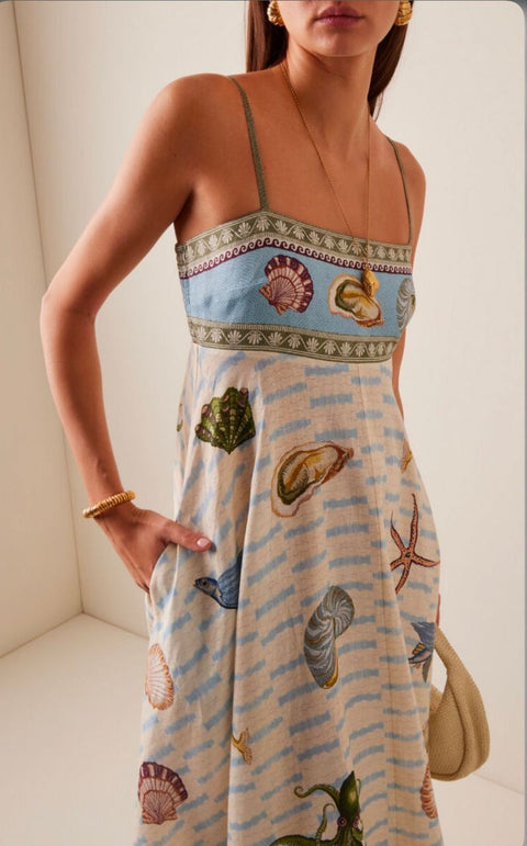 SEASHELL LONG DRESS