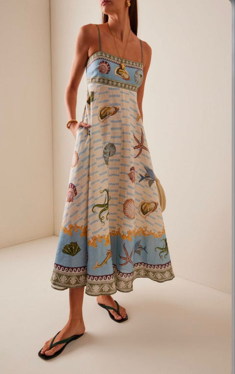 SEASHELL LONG DRESS