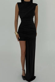 SIDE TRAIN DRESS