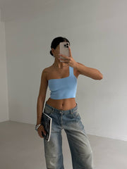 ONESIDE CROP TOP