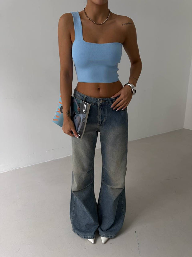 ONESIDE CROP TOP