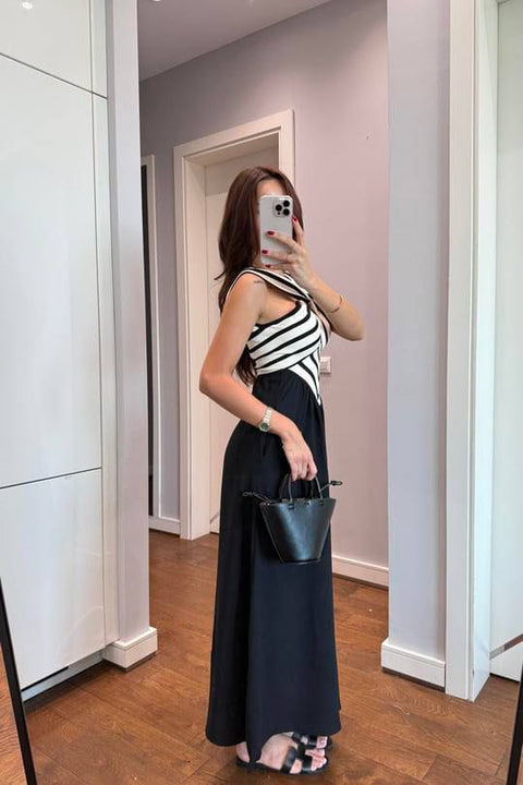 VIBE IN STRIPES DRESS