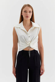 CHIC TWIST CROP TOP