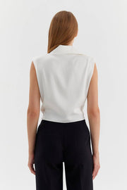 CHIC TWIST CROP TOP