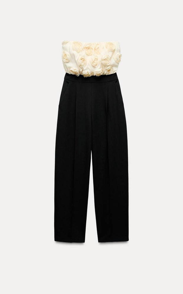 FLEUR NOIR JUMPSUIT