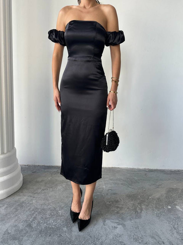 SATIN DESIRE DRESS