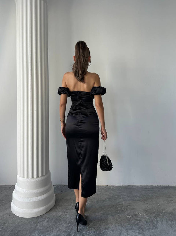 SATIN DESIRE DRESS