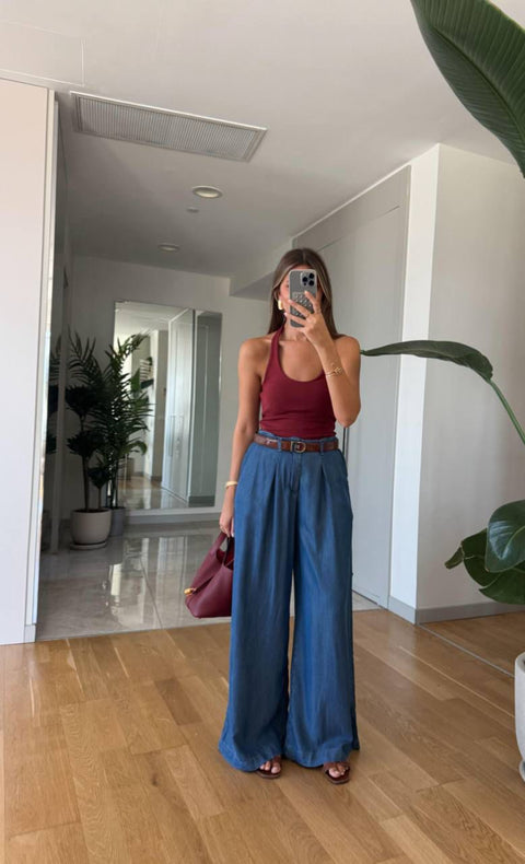 INDIGO FLOW PANTS