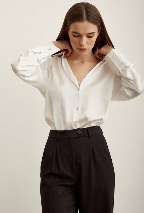 ELEGANT SATIN SHIRT